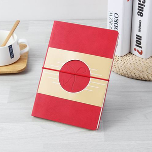 Máy Tính Xách Tay Du Lịch A5 Màu Xám PU Với Dây Thun - Product Image 4