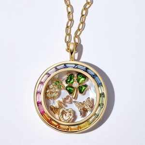 MOYAMIYA Collar de Bambú con Abertura de Cristal, Diseño Hueco, Accesorios DIY, Caja para Fotos que se Puede Abrir, ¡Superventas! - Product Image 4