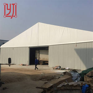 เต็นท์คลังสินค้าสำเร็จรูปหลังคาผ้าพีวีซี ขนาด 10x20 20x30 30x60 เมตร - Product Image 2