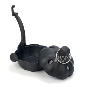 Rôtissoire à l'ail en fonte pré-assaisonnée robuste classique avec couvercle - Product Image 5