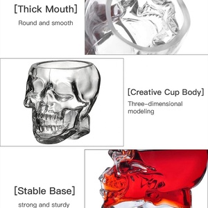 Vasos <span class=keywords><strong>de</strong></span> whisky clásicos <span class=keywords><strong>con</strong></span> <span class=keywords><strong>forma</strong></span> <span class=keywords><strong>de</strong></span> <span class=keywords><strong>Calavera</strong></span>, vasos para cerveza, <span class=keywords><strong>Vodka</strong></span>, venta al por mayor - Product Image 3