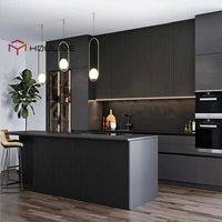 Ensemble de cuisine moderne modulaire de haute qualité avec évier, robinet et charnières – Écologique, couleur personnalisée, multifonctionnel pour appartement