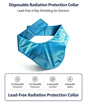 Collier de protection radiologique jetable non toxique sans plomb pour la thyroïde, épaisseurs 0,125/0,175/0,25/0,5 mmPb, pour salle d'intervention hospitalière