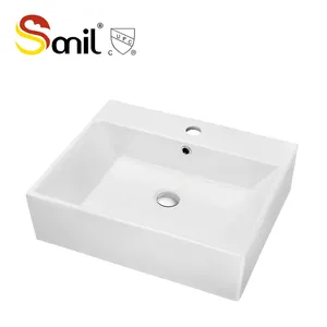 Bagno moderno Design di qualità quadrato lavabo ciotola bagno di montaggio sopra armadio bianco arte lavabo