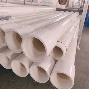 Tuyau de colonne en PVC blanc fileté de 110 mm x 90 mm pour pompe submersible, tube de puits profond de 3 " et 4 ", écran de puits fendu en PVC pour forage - Product Image 5