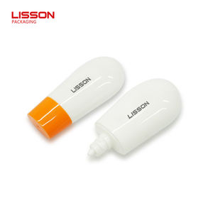 Plástico cosmético personalizado 30ml Squeeze protector solar botella crema contenedor cuidado de la piel botella de embalaje con boquilla - Product Image 1