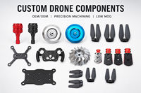 Accessoires de drone usinés sur mesure par CNC, pièces d'insertion de formes spéciales, OEM ODM, faible MOQ, solution de conception gratuite