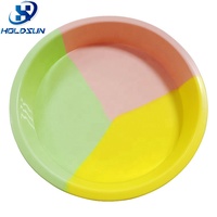 Moule à gâteau rond en silicone de 8 pouces, antiadhésif, résistant à la chaleur, de qualité alimentaire, couleur arc-en-ciel, facile à démouler, pour la pâtisserie en cuisine