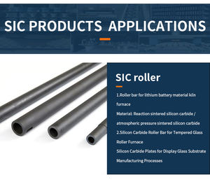 أنبوب حماية مزدوج الحرارة من السيراميك الأسود KCE (كربيد السيليكون 80% SiC) لقياس درجة الحرارة - Product Image 4