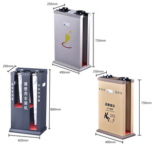 Máquina automática de doble cabezal para fundas de paraguas, máquina de acero inoxidable para cubrir paraguas, máquina de lujo para paraguas para bancos, hoteles. - Product Image 2