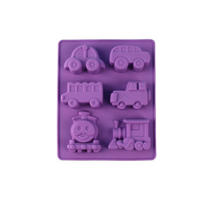 Khuôn Làm Thủ Công Chủ Đề Động Cơ Thomas DIY Khuôn Tàu Hỏa Silicone Gói Trò Chơi Khuôn Xà Phòng Silicon Nghệ Thuật Thủ Công - Product Image 2