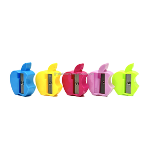 H-TONE <span class=keywords><strong>en</strong></span> forme de pomme trou étudiant taille-crayon <span class=keywords><strong>en</strong></span> plastique maquillage sourcil stylo taille-crayons école fournitures de <span class=keywords><strong>bureau</strong></span> <span class=keywords><strong>en</strong></span> <span class=keywords><strong>gros</strong></span> - Product Image 1