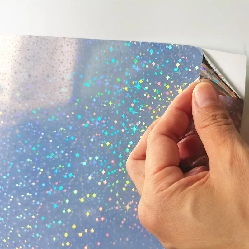 Holographic Film Self Adhesive Vinyl Rolls for Printing