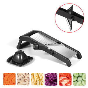 <span class=keywords><strong>Mandoline</strong></span> de <span class=keywords><strong>cuisine</strong></span> manuelle ORB en acier inoxydable réglable, coupe-légumes multifonctionnel pour usage quotidien - Product Image 4