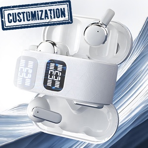 Nouveauté 2026 : Écouteurs sans fil semi intra-auriculaires Q16 (4 écouteurs) avec affichage numérique LED et faible latence de 30 ms - Product Image 1