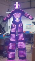 Échasses durables Skywalker pour adultes, idéales pour les fêtes, avec éclairage LED intégré pour la performance de danse LED