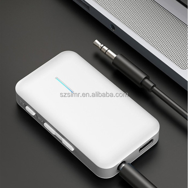 2 in 1 bluetooth 5.3 Transmitter and Receiver Wireless bluetooth Adapter,3.5mm AUX bluetooth Audio Adapter