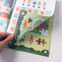 Livre de coloriage et de puzzle autocollant personnalisé pour enfants : jeu éducatif et d'éveil précoce