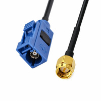 Kabel Adaptor Antena Aurora Yu FAKRA Tipe C SMA Male Female Konduktor Tembaga Padat untuk Ekstensi Navigasi GPS Mobil 50 Ohm