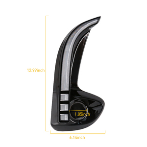 ไฟหน้ารถ LED เดย์ไลท์ DRL อุปกรณ์เสริมสำหรับรถยนต์ <span class=keywords><strong>Toyota</strong></span> Yaris <span class=keywords><strong>Vios</strong></span> 2020 2021 <span class=keywords><strong>2022</strong></span>เวลากลางวัน - Product Image 6