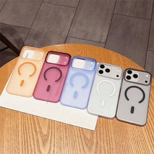 Coque de téléphone ultra-fine translucide effet peau de luxe pour iPhone 18 Pro Max 15 16 17 Pro Air, dos magnétique givré - Product Image 2