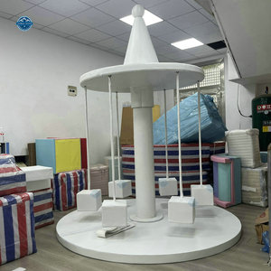 Carosello di carnevale in PVC albero Soft Play per bambini elettrico rotante giostra al coperto giostra per la casa centro commerciale divertimento parco rotante - Product Image 2
