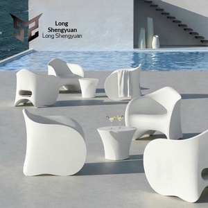 Leisure Chairs Commercial Display Sofas Outdoor <b>Square</b> Creative Rest Stools Sample Room Display Center <b>Combination</b> Tables Chairs - Product Image 3