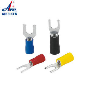 FSV Connecteurs de cosse à bride isolée Borne femelle 6mm Borne d'extrémité de cordon cuivre non isolée - Product Image 2