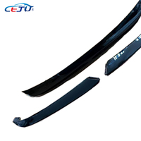 Noir brillant ABS voiture pare-chocs avant maille calandre phare sourcils paupières couverture autocollants pour Honda Ballade City RS GN1 2020-2025