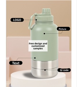 Tigela de Água Portátil Térmica de Aço Inoxidável para Cães, Garrafa de Viagem para Uso Externo e em Movimento – Atacado - Product Image 5