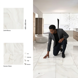 Spider Grey Design 600x600mm Nano Polished Porcelain Ceramic <b>Floor</b> Tiles Marble Look 60x60cm - Product Image 6