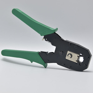Outil de sertissage réseau professionnel 3 en 1 YTH, dénudeur de fils, coupe-fils, sertisseur pour câbles Cat5 Cat6, installation de fils téléphoniques - Product Image 1