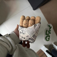 Boneka Koleksi JC Versi Tinggi Toy Story 20cm Amuseable Fries Super Lembut Isi Kapas PP Alas Berbobot Kotak Merah Cerah Nuansa Makanan