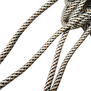 <span class=keywords><strong>RH24</strong></span> Fabricant Fourniture Cordon de 5mm Cordon de serrage Noir et Blanc et Kaki Cordon de traction tressé mixte - Product Image 1