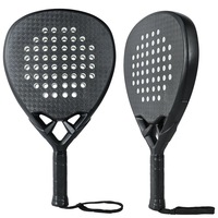 Raquette de padel en fibre de carbone avec face en mousse EVA à mémoire de forme, forme diamant personnalisée, vente directe usine