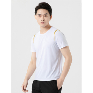 T-shirts personnalisés pour hommes, respirants, à séchage rapide, pour le sport, la randonnée, la salle de sport, t-shirt pour femmes, course en plein air, manches courtes simples - Product Image 2