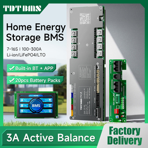 BMS Inteligente de Equilibrio Activo 8S 16S, <span class=keywords><strong>24V</strong></span> 48V, para Baterías de Litio, 100A 200A, CAN RS485, para Inversor Solar Deye Victron Growatt India - Product Image 6