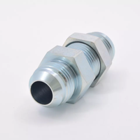 Adaptateur hydraulique à cône de 74 degrés en acier au carbone haute pression 6J-LN JIC mâle, avec écrou de blocage, fourni directement par l'usine