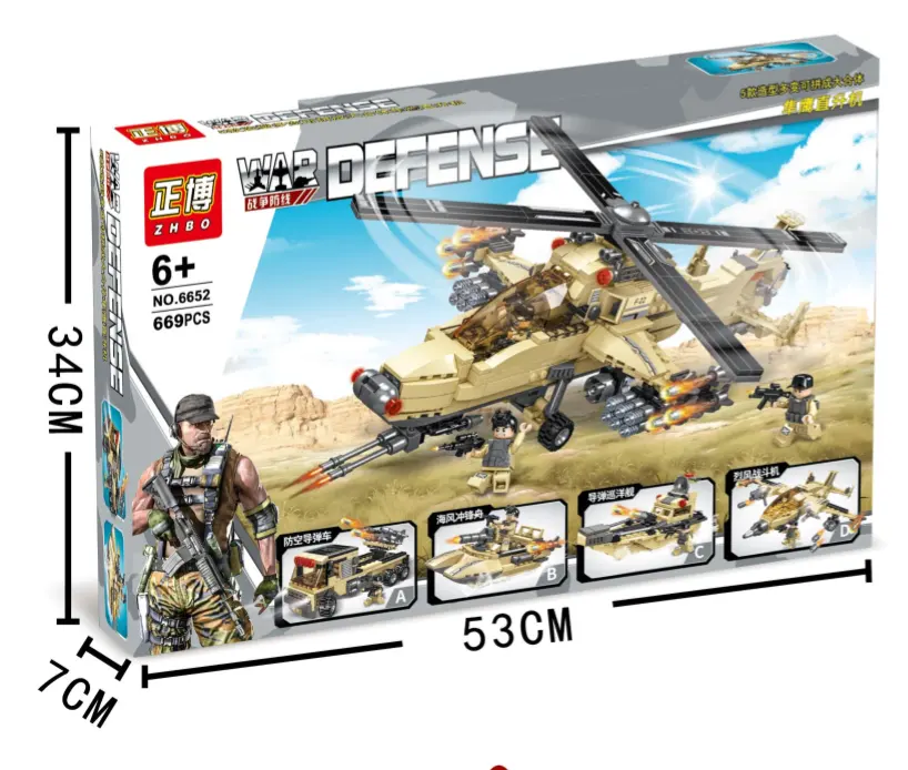 Sıcak satış ZHBO 6652 savaş savunma hava uçağı DIY oyuncaklar yapı taşları ile uyumlu tüm büyük marka legoing oyuncaklar erkek