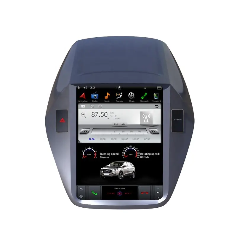 HYUNDAI TUCSON IX35 10.4-için navigasyon GPS inç araba MP5 çalar Bluetooth yayın araba 2009
