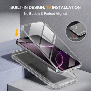 Funda transparente de cobertura total 360° para iPhone 17, compatible con 15 Pro Max, acrílica, colores brillantes, protección 16e - Product Image 4