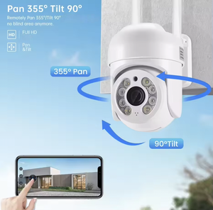 Giá tốt 1080P 2MP HD icsee App nhà thông minh ngoài trời an ninh mini <span class=keywords><strong>wifi</strong></span> PTZ máy ảnh - Product Image 6