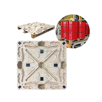 Palette en bois pour fûts de 45,5 pouces (1140 mm) avec certification ISO CE, personnalisable OEM, pour presse à moule à chaud MDI, et palette hydraulique pour seaux en bois et contreplaqué