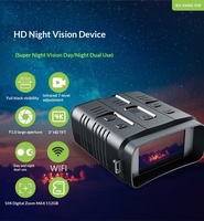 N009 Appareil de vision nocturne couleur 4K Ultra HD, grand écran, batterie au lithium intégrée, Wi-Fi, télescope de vision nocturne binoculaire