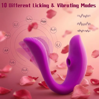 Vibrateur en silicone en forme de U à succion, télécommande par application, 10 modes, stimulateur du point G, jouets sexuels pour femmes