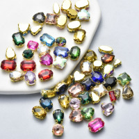 Strass en émeraude cousus à la main, à dos plat, en verre, pour robes de mariée, chapeaux, nail art, robes de soirée, accessoires de bijoux DIY