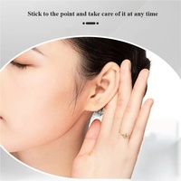 Nouveauté Patch personnalisable pour soulager les acouphènes Patch doux non irritant pour le massage des points d'acupuncture de l'oreille pour réduire le bruit des acouphènes