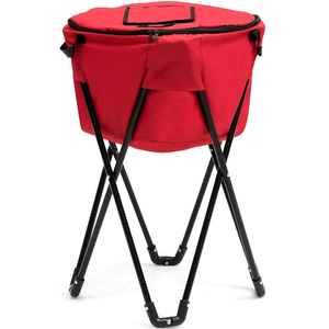 Sac isotherme portable en métal grande capacité OEM/ODM <span class=keywords><strong>pour</strong></span> camping, plage et barbecue - Support réglable en hauteur écologique - Product Image 1