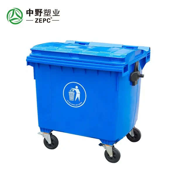 1100L Heiß verkaufs abfall behälter Industrieller UV-stabilisierter Mülleimer