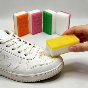 12*6*3 Grosir Pabrik Spons Nano Berkualitas Tinggi Blok Putih Pink Penghapus Melamin Spons Ajaib Dapur Pembersih - Product Image 3